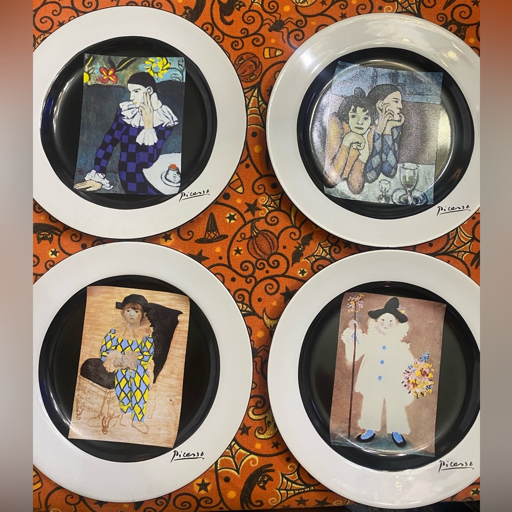 Vintage Picasso Dessert Plates - Set of 4